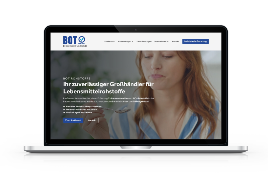 Homepage BOT Rohstoffe GmbH