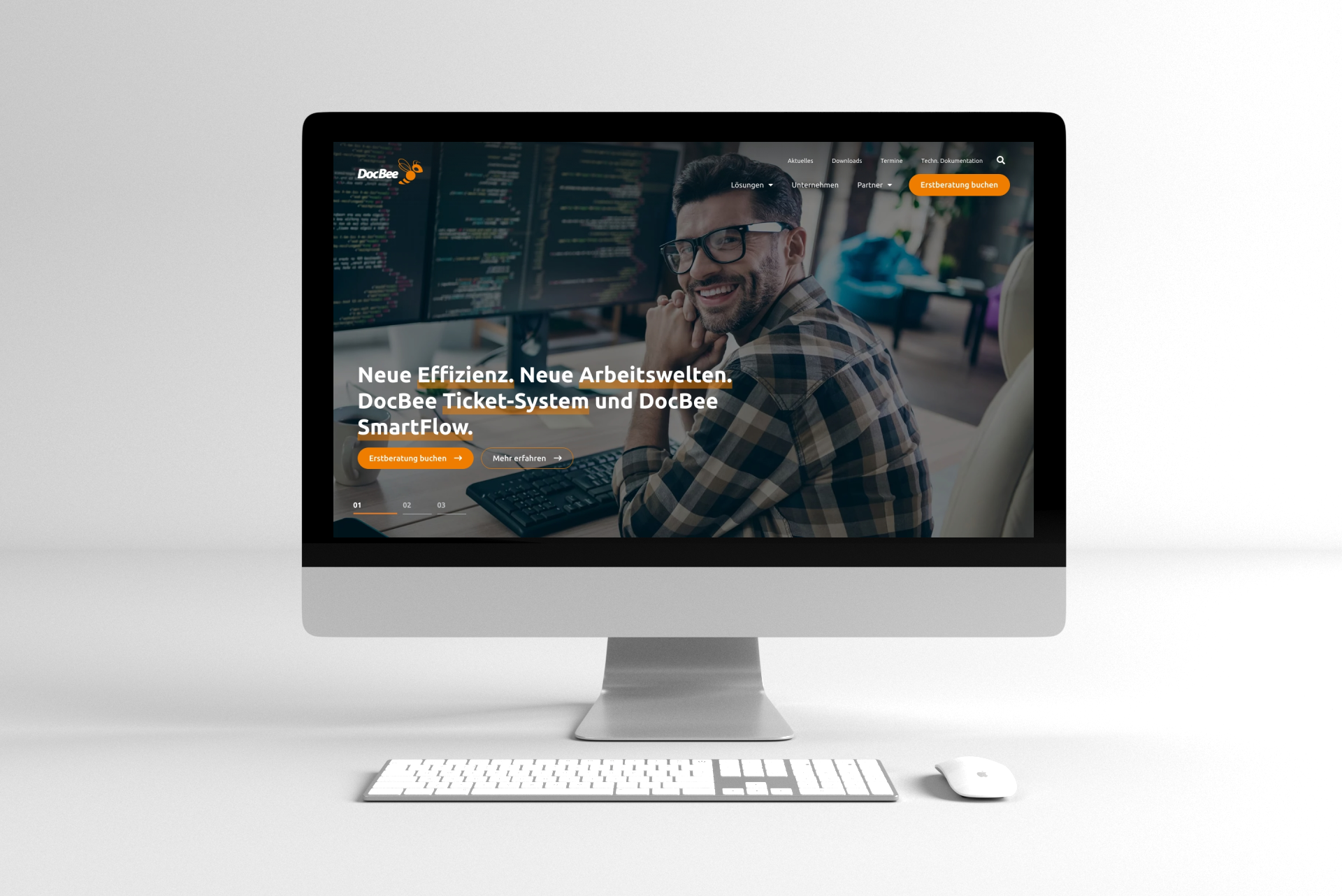 Homepage Hero Mockup DocBee
