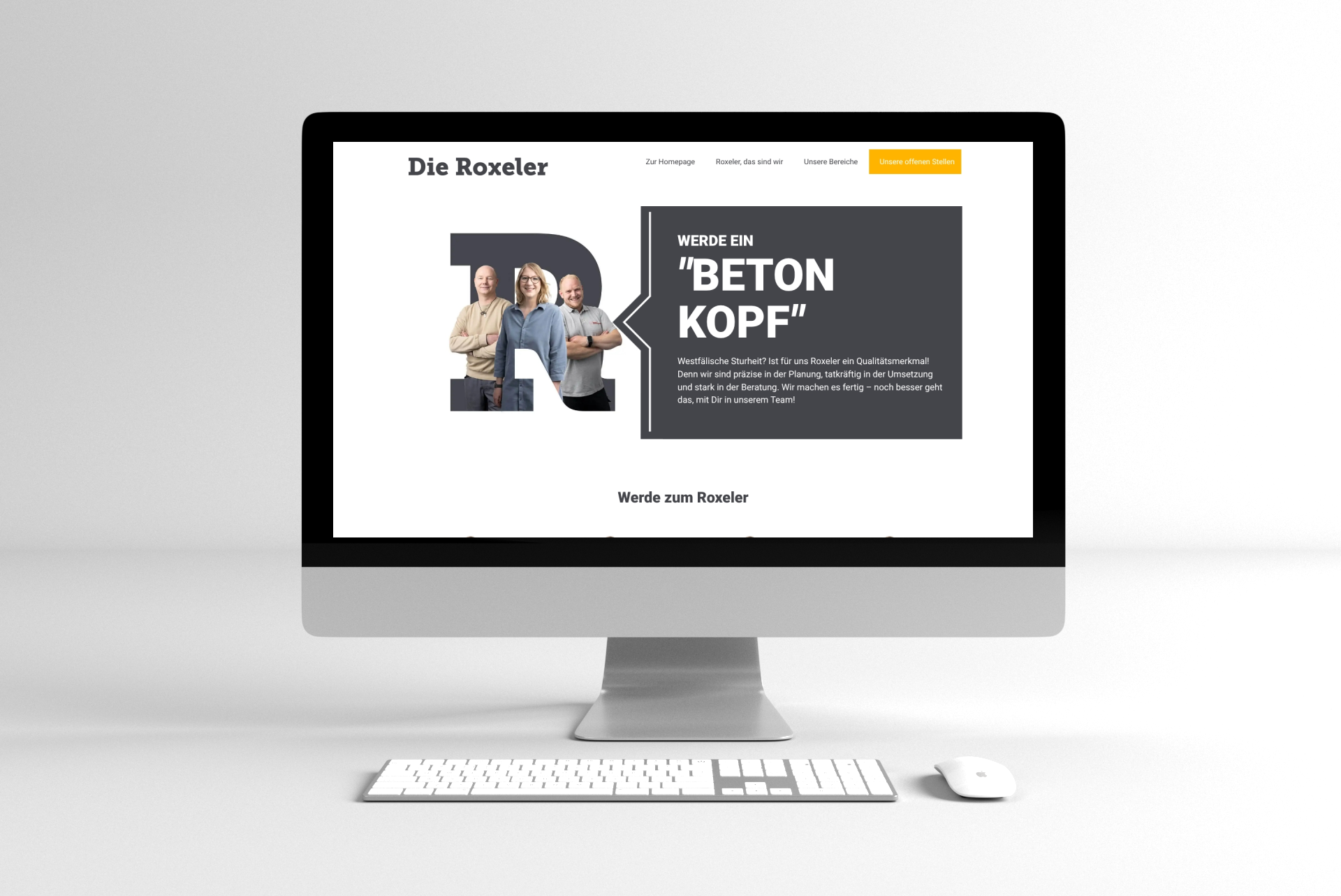 Homepage Hero Mockup Roxeler Ingenieurgesellschaft mbH