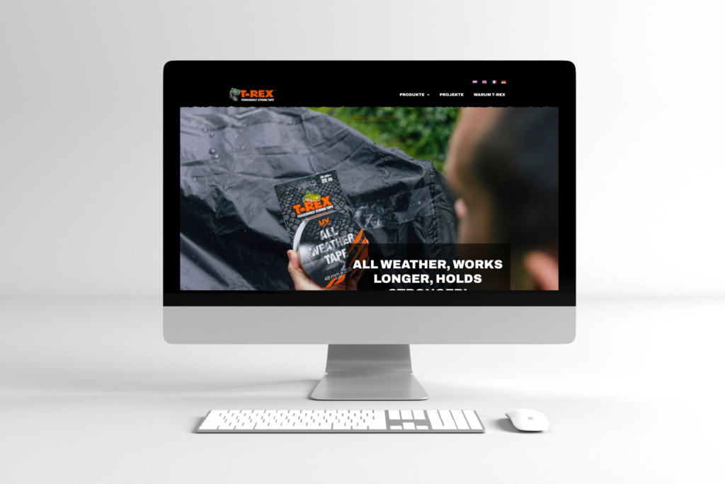 Homepage Hero Mockup T-Rex Kip GmbH